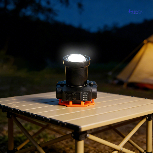 ShiErTu Pin Lithium Zoom K&iacute;nh thi&ecirc;n văn Đ&egrave;n pha &aacute;nh s&aacute;ng mạnh-V592