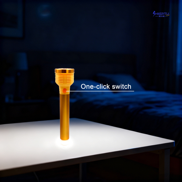 Đ&egrave;n pin pin lithium hợp kim nh&ocirc;m ShiErTu-2823