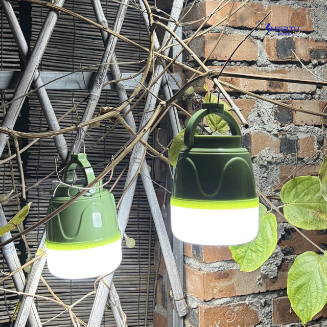 ShiErTu B&oacute;ng đ&egrave;n cắm trại ngo&agrave;i trời sạc năng lượng mặt trời đa chức năng-883