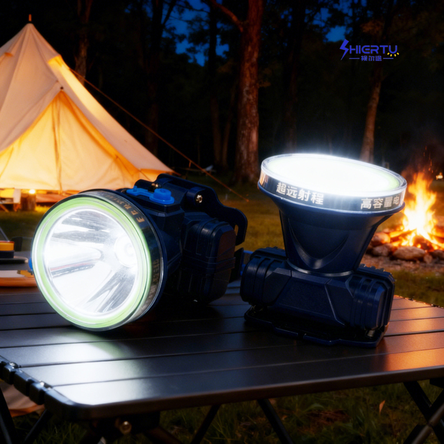 Đ&egrave;n pha pin lithium ShiErTu 68MM &Aacute;nh s&aacute;ng mạnh-6808