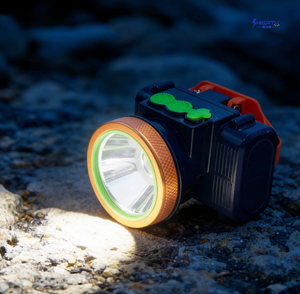 ShiErTu Tuổi thọ pin si&ecirc;u d&agrave;i Đường k&iacute;nh 52MM Pin lithium &aacute;nh s&aacute;ng mạnh Đ&egrave;n pha-5281