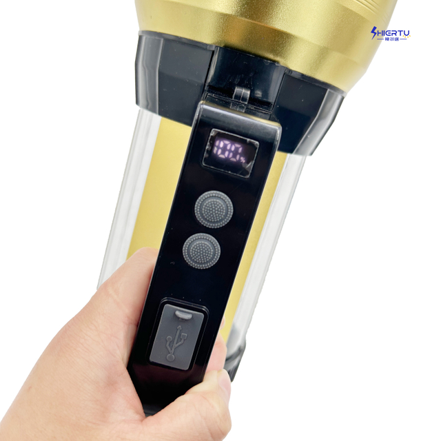 Đ&egrave;n LED cầm tay mạnh c&oacute; thể sạc lại bằng năng lượng mặt trời-AZ130